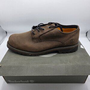 Timberland Men's Hartwick Plain Toe Oxford, Full-grain Leather, Brown, Us Sz 12